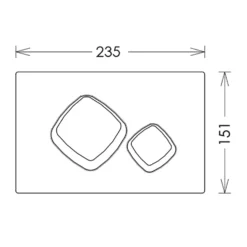 Abacus Mode Flush Plate