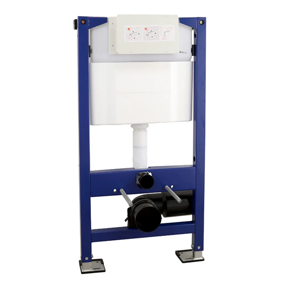 Abacus Wall Mounted 980mm WC Frame with Dual Flush Cistern