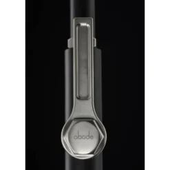 Abode Hex Industrial Single Lever Mono Kitchen Mixer Tap - Matt Black