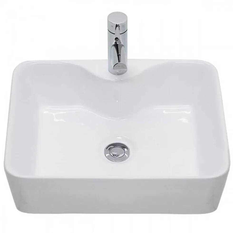 Alana 485mm Rectangular Countertop Basin