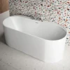 Alice Freestanding Bath with Integrated Tap Ledge - 1700 x 750mm