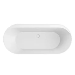 Alice Freestanding Bath with Integrated Tap Ledge - 1700 x 750mm