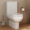 Anderson Rimless Back To Wall Close Coupled Toilet & Soft Close Seat