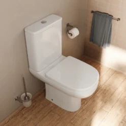 Anderson Rimless Close-Coupled Toilet & Soft Close Seat