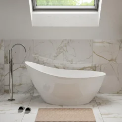 Andreia Acrylic White Freestanding Bath - 1500 x 720mm