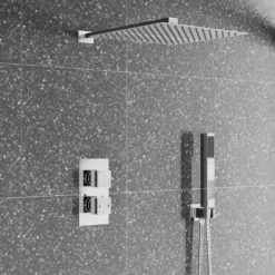 Archie Concealed Shower Valve, Fixed Shower Head & Handset