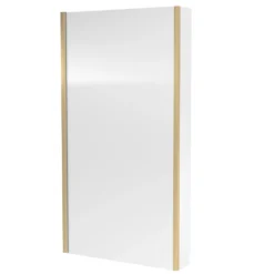 Armourcast Reinforced L Shape Single Ended Bath with Panel & Shower Screen - 1700 x 700