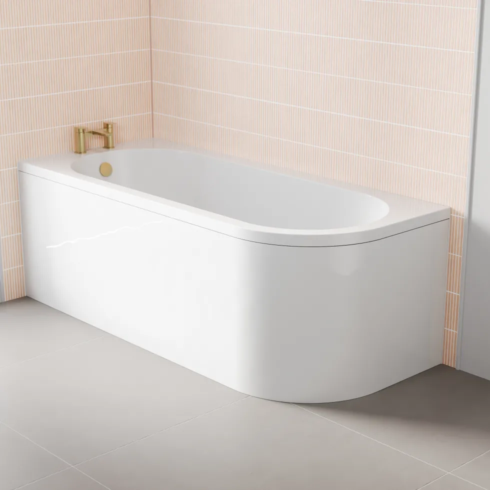 Armourcast Reinforced 1700mm J-Shaped Bath Panel