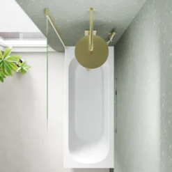 Armourcast Reinforced Single Ended Shower Bath & Shower Screen