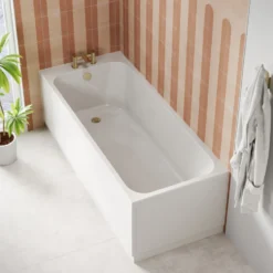 Armourcast Reinforced Slim Edge Single Ended Bath - 1700 x 700mm