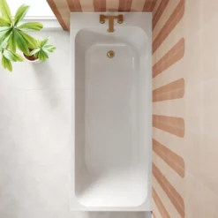 Armourcast Reinforced Slim Edge Single Ended Bath - 1700 x 700mm