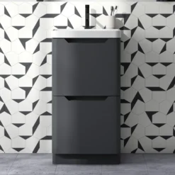 Ava 500mm Floorstanding Vanity Unit & Basin