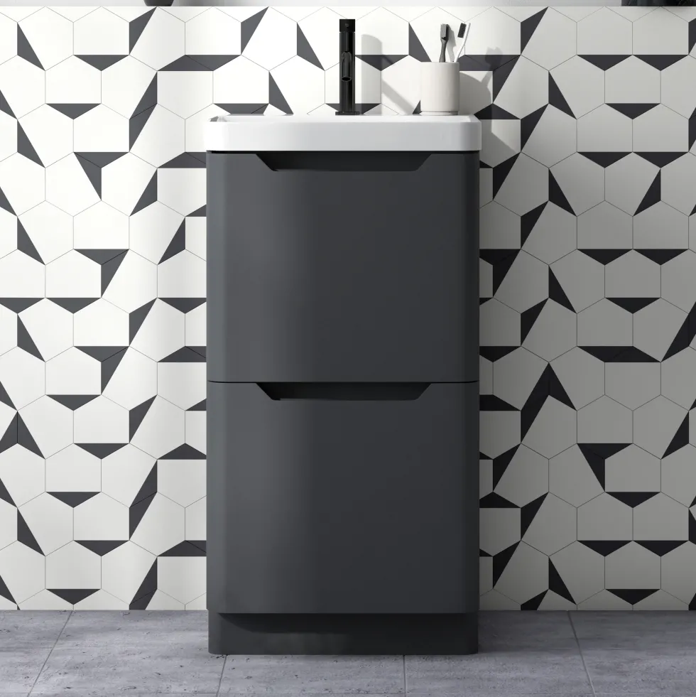 Ava 500mm Floorstanding Vanity Unit & Basin