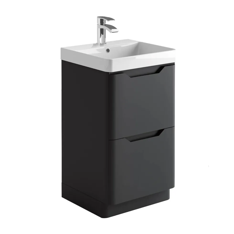 Ava 500mm Floorstanding Vanity Unit & Basin