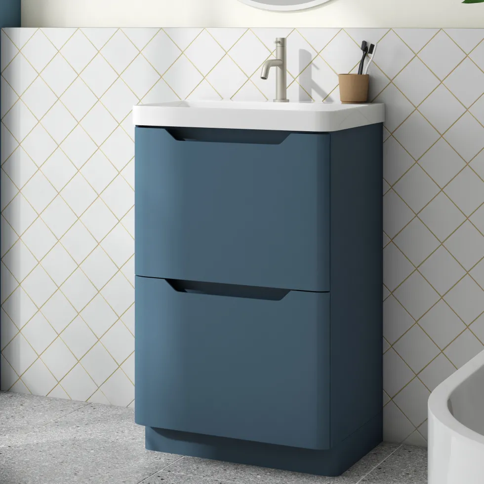 Ava 600mm Floorstanding Vanity Unit & Basin