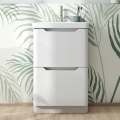 Ava 600mm Floorstanding Vanity Unit & Basin