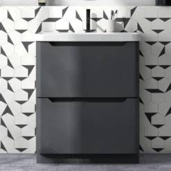 Ava 800mm Floorstanding Vanity Unit & Basin