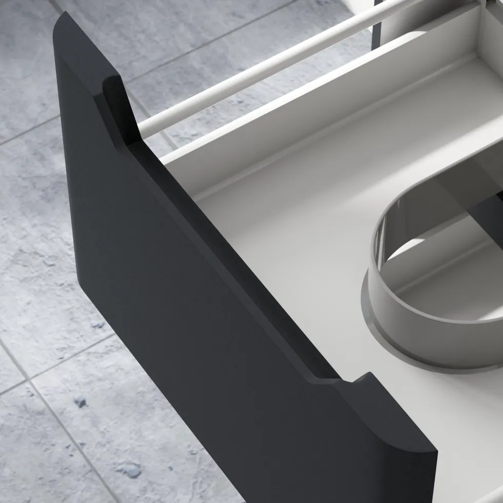 Ava 500mm Wall Hung Vanity Unit & Basin