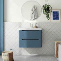 Ava 800mm Wall Hung Vanity Unit & Basin