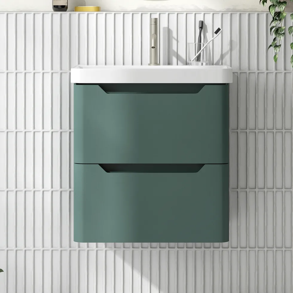 Ava 600mm Wall Hung Vanity Unit & Basin