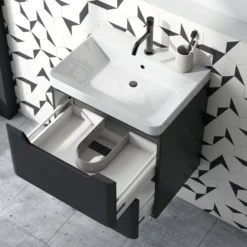Ava 600mm Wall Hung Vanity Unit & Basin