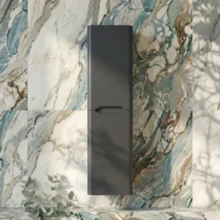 Ava 1400mm Wall Mounted Tall Storage Cabinet