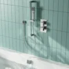 Barnaby Concealed Shower Valve, Slide Rail Kit & Overflow Bath Filler