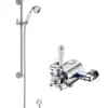Beatrice Traditional Exposed Thermostatic Shower Valve & Slide Rail Kit