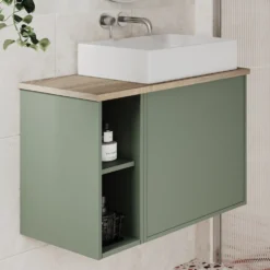 Billy 800mm Wall Hung Vanity Unit & Countertop