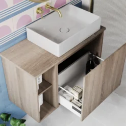 Billy 800mm Wall Hung Vanity Unit & Countertop