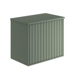 Billy 600mm Wall Hung Vanity Unit with Fluted Drawer Front & Countertop