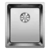 Blanco Andano Compact 1 Bowl Undermount Satin Polish Stainless Steel Kitchen Sink & Waste - 380 x 440mm