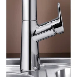 Blanco Avona-S Single Lever Chrome Mono Pull Out Kitchen Mixer Tap