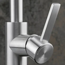 Blanco Candor-S Single Lever Brushed Stainless Steel Mono Pull Out Kitchen Mixer Tap