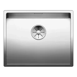 Blanco Claron Large 1 Bowl Satin Polish Stainless Steel Kitchen Sink & Waste - 540 x 440mm
