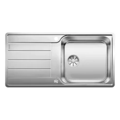 Blanco Classimo XL 6 S-IF 1 Bowl Brushed Stainless Steel Kitchen Sink & Waste with Reversible Drainer - 1000 x 500mm