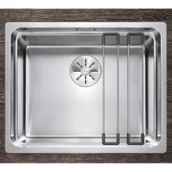 Blanco Etagon Large 1 Bowl Satin Polish Inset or Undermount Stainless Steel Kitchen Sink & Waste - 540 x 440mm