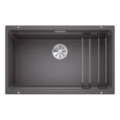 Blanco Etagon 700-U Extra Large 1 Bowl Silgranit Composite Undermount Kitchen Sink & Waste - 730 x 460mm