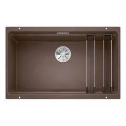 Blanco Etagon 700-U Extra Large 1 Bowl Silgranit Composite Undermount Kitchen Sink & Waste - 730 x 460mm