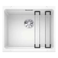 Blanco Etagon 500-U Large 1 Bowl Silgranit Composite Undermount Kitchen Sink & Waste - 530 x 460mm