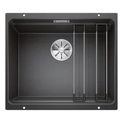 Blanco Etagon 500-U Large 1 Bowl Silgranit Composite Undermount Kitchen Sink & Waste - 530 x 460mm