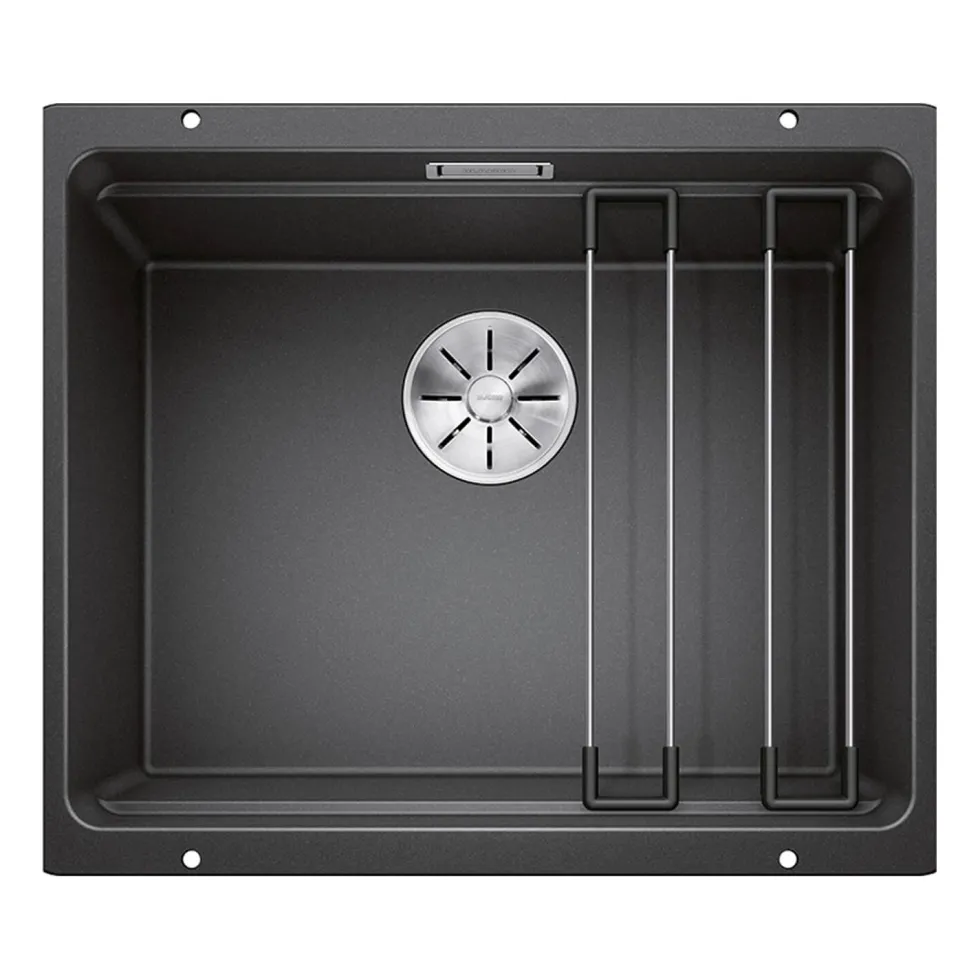 Blanco Etagon 500-U Large 1 Bowl Silgranit Composite Undermount Kitchen Sink & Waste - 530 x 460mm