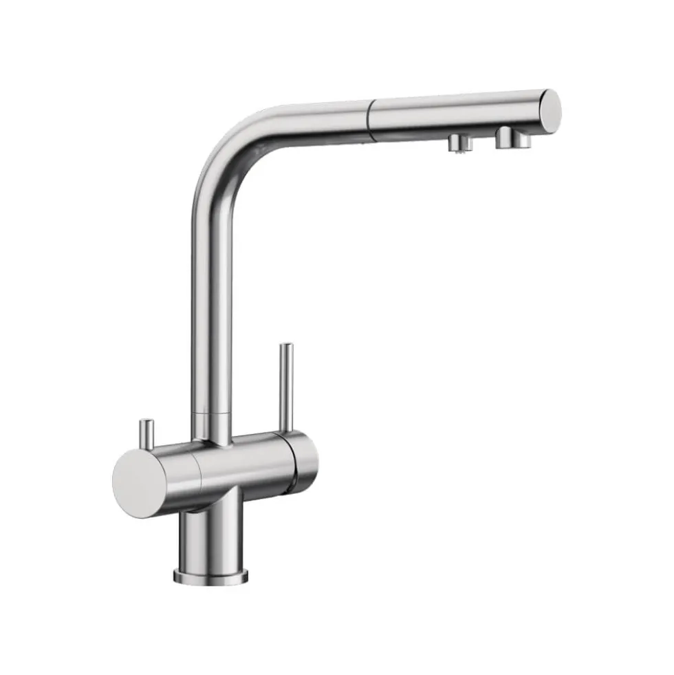 Blanco Fontas-S II 3-in-1 Warm, Cold and Filtered Cold Water Mono Pull Out Kitchen Mixer Tap