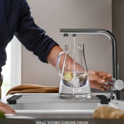 Blanco Fontas-S II 3-in-1 Warm, Cold and Filtered Cold Water Mono Pull Out Kitchen Mixer Tap