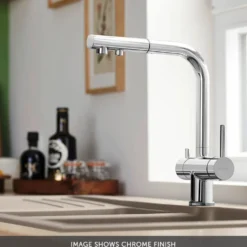 Blanco Fontas-S II 3-in-1 Warm, Cold and Filtered Cold Water Mono Pull Out Kitchen Mixer Tap