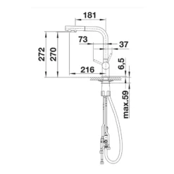 Blanco Fontas-S II 3-in-1 Warm, Cold and Filtered Cold Water Mono Pull Out Kitchen Mixer Tap