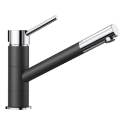 Blanco Kano Single Lever Mono Kitchen Mixer Tap with Silgranit Matching Finish