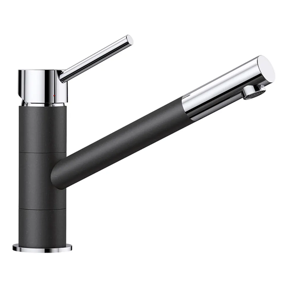 Blanco Kano Single Lever Mono Kitchen Mixer Tap with Silgranit Matching Finish