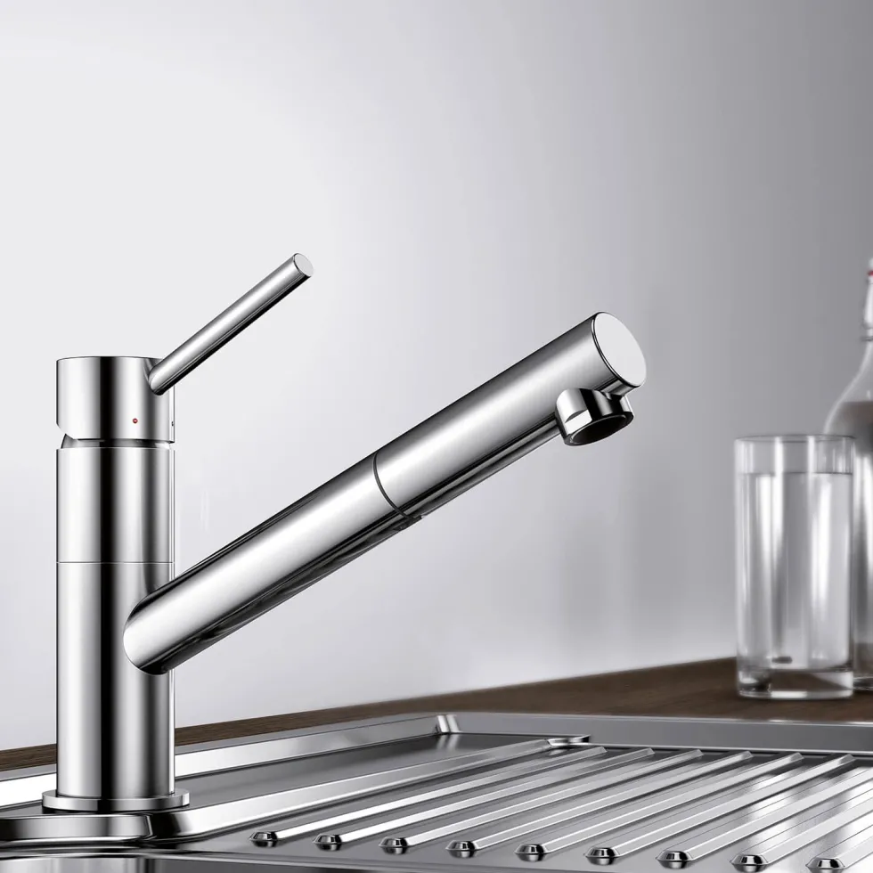 Blanco Kano-S Single Lever Mono Pull Out Kitchen Mixer Tap