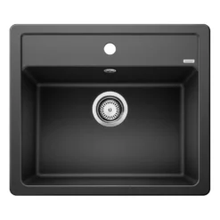 Blanco Legra 6 1 Bowl Silgranit Composite Kitchen Sink & Waste with Tap Ledge - 585 x 500mm